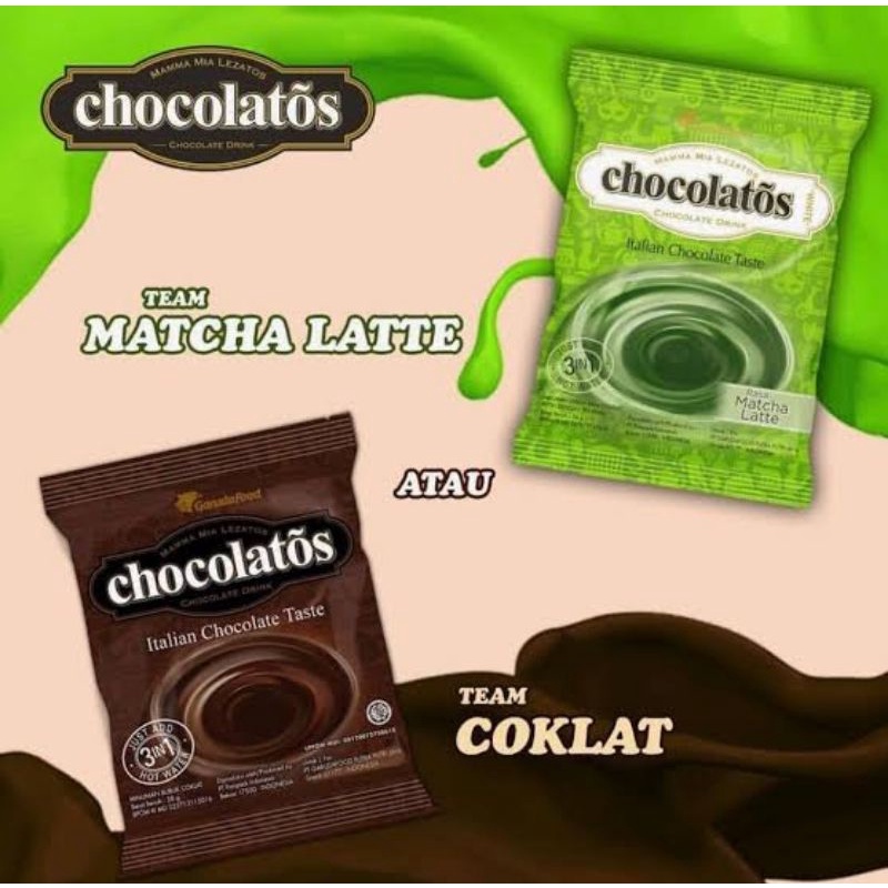 Jual Chocolatos Drink Coklat Macha Chokolatos Manis Minuman Renceng