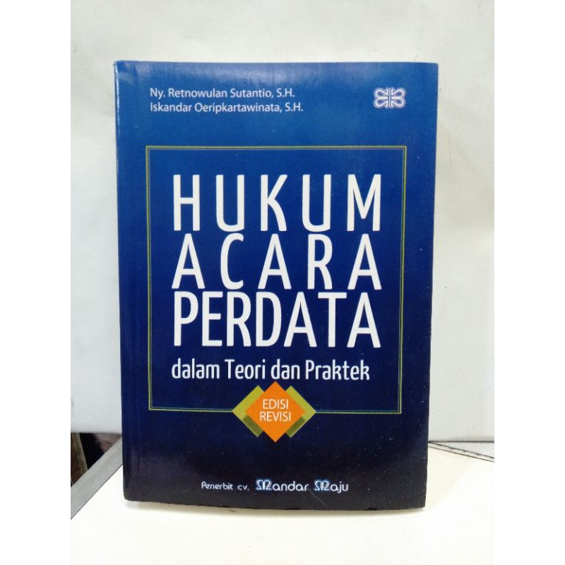 Jual BUKU HUKUM ACARA PERDATA Dalam Teori Dan Praktek Shopee Indonesia