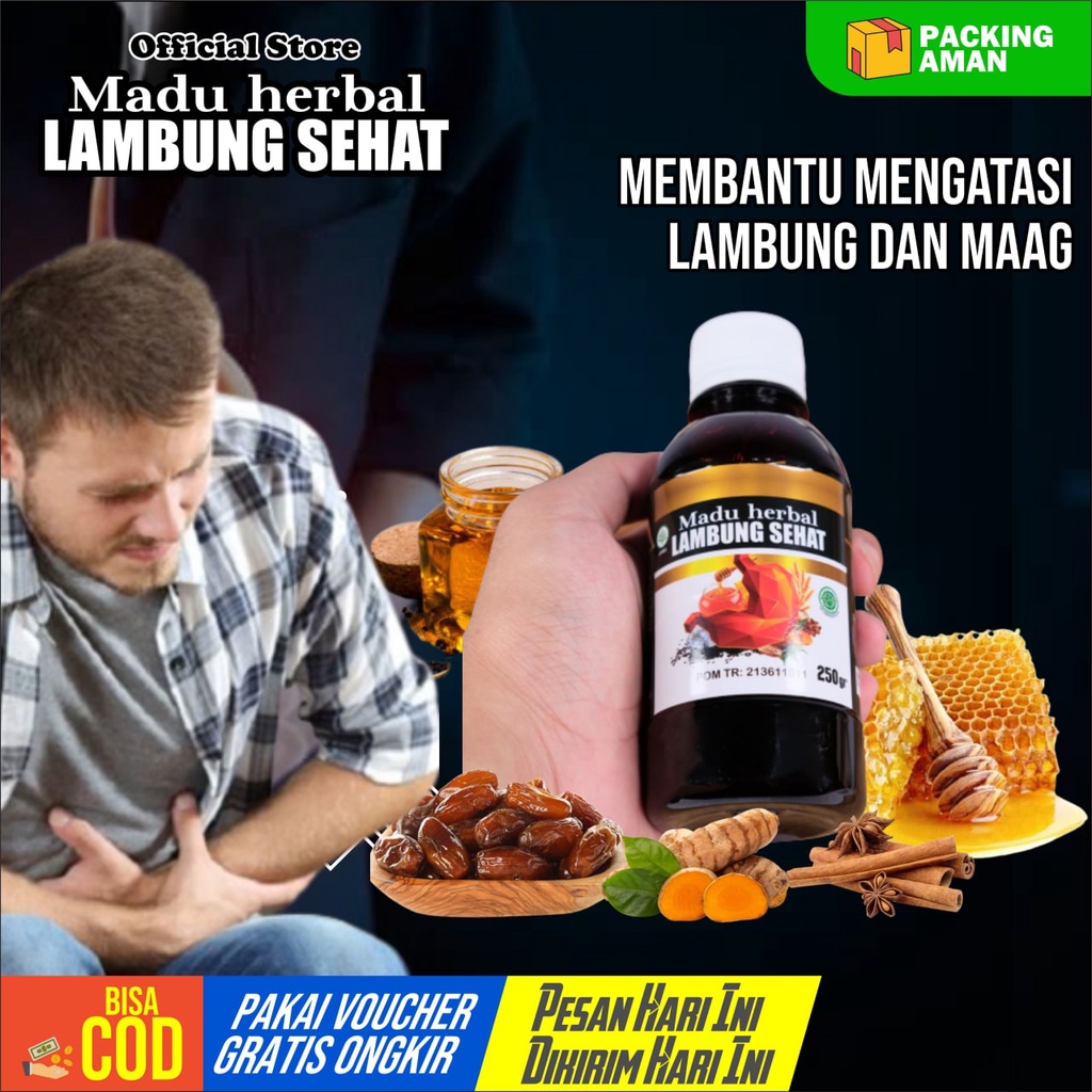 Jual MADU HERBAL BERKHASIAT OBAT LAMBUNG DAN MAAG Shopee Indonesia