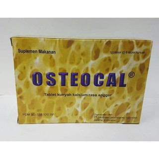 Jual Osteocal Isi Tablet Kunyah Tablet Kalsium Vitamin Pengeroposan