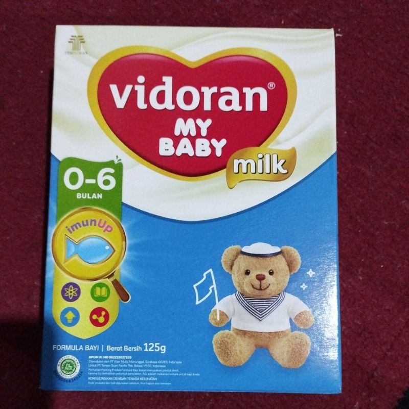 Jual Vidoran My Baby Milk 0 6 Bulan 125 Gr Exo Maret 2024 Shopee