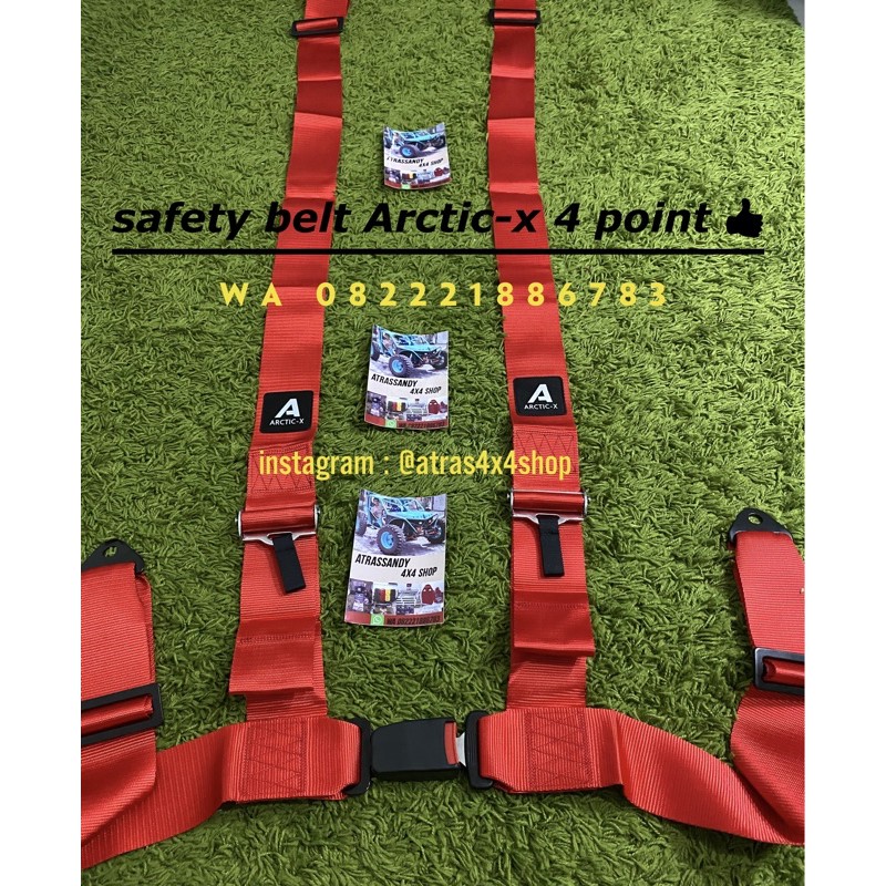 Jual Safety Belt Sabuk Racing ARCTIC X Balap Jok Sparco Bride Jimny