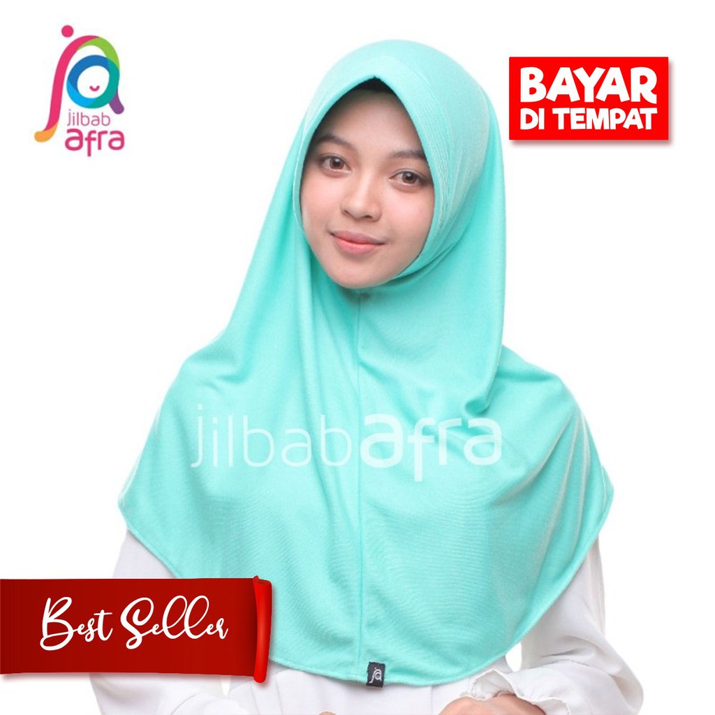 Jual Jilbab Afra Amira Toska Muda Bergo Antem Khimar Instan Syari