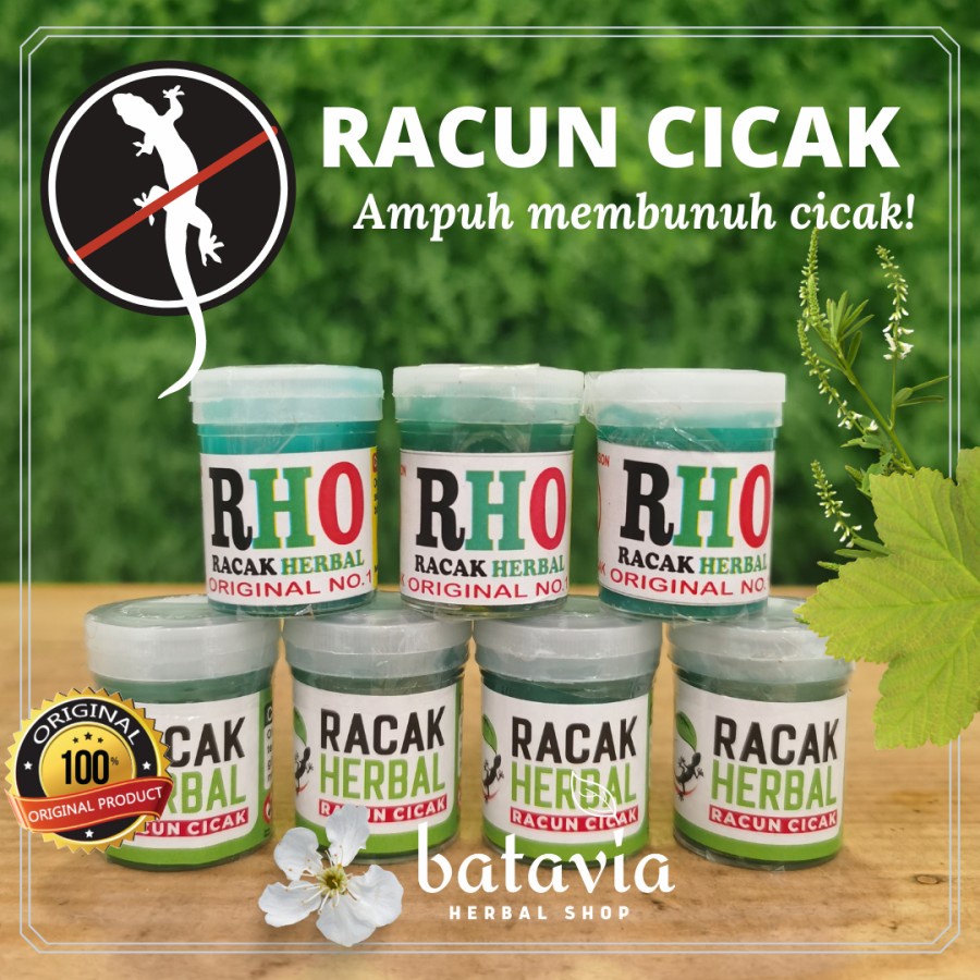 Jual Racun Cicak Herbal Ampuh RHO Racak Herbal Original 100 Pembasmi