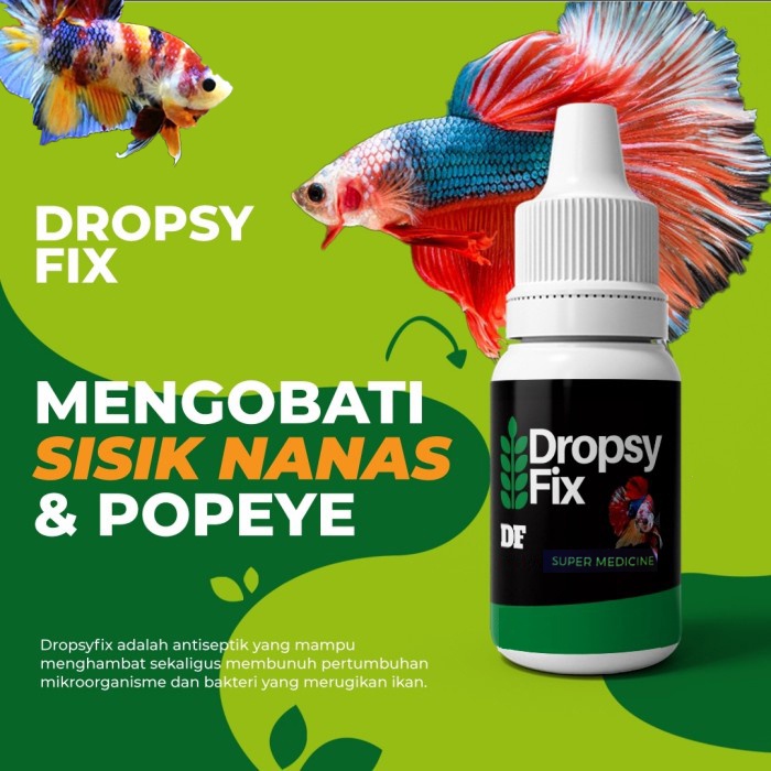 Jual Dropsy Fix Obat Ikan Sisik Nanas Dan Pop Eye Ml Shopee Indonesia