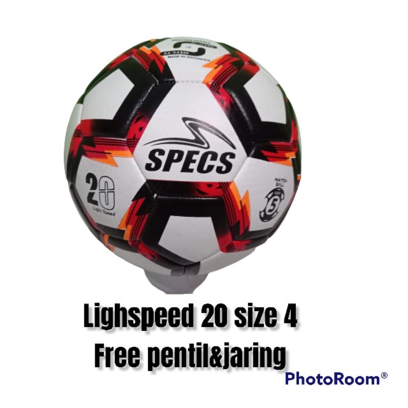 Jual BOLA SEPAK SIZE 4 JAHIT MESIN EMPUK KUAT FREE JARING PENTIL