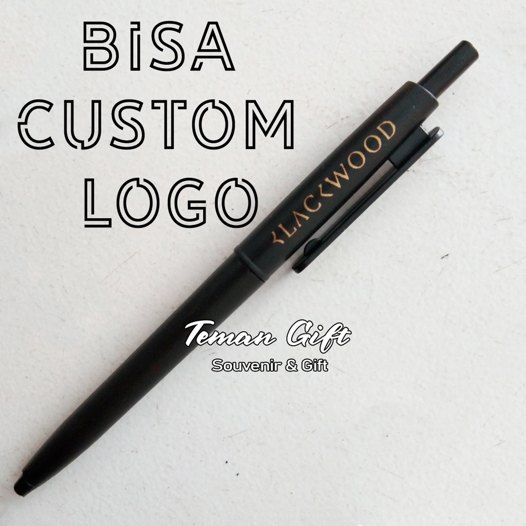 Jual Pulpen Pen Plastik Hotel Custom Logo Souvenir Promosi Shopee