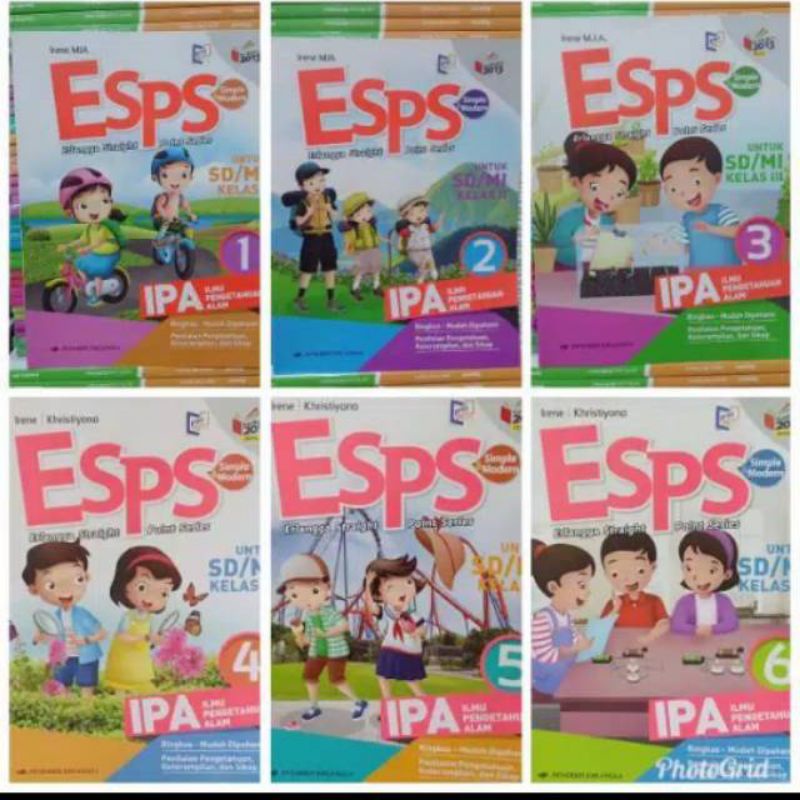 Jual ESPS IPA KELAS 1 2 3 4 5 6 SD KURIKULUM TERBARU REVISI 2013