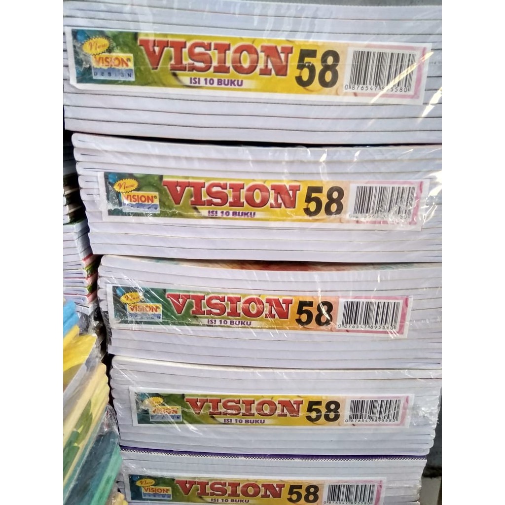 Jual Buku Tulis Vision Lembar Isi Pcs Buku Shopee Indonesia