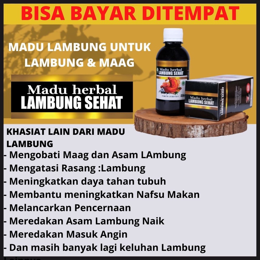 Jual MADU LAMBUNG Untuk Meredakan Nyeri MAAG Lambung Sakit Asam