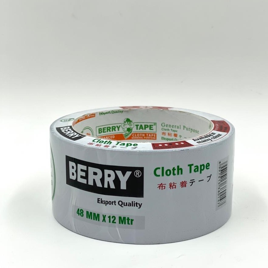 Jual Lakban Kain Cloth Tape Berry 2 Inch 48mm X 12 Meter Warna