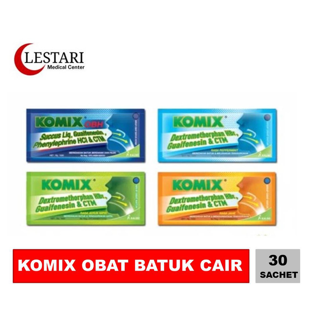 Jual Komix Obat Batuk Box Sachet Ml Obh Jehe Jeruk