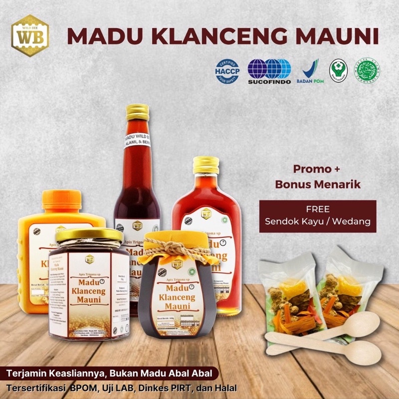 Jual Madu Klanceng Mauni Lebah Apis Trigona Garansi Murni Asli