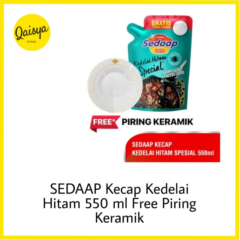 Jual Sedap Kecap Kedelai Hitam Spesial Ml Free Piring Keramik