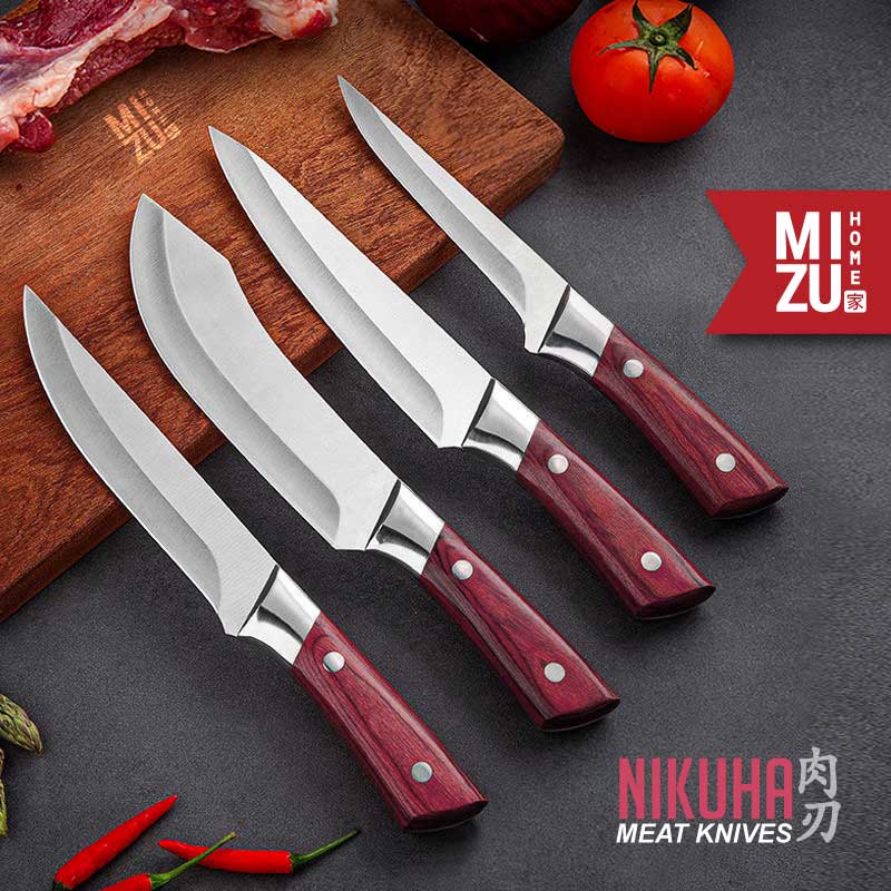 Jual Mizu Nikuha Meat Boning Carving Butcher Knife Stainless Steel