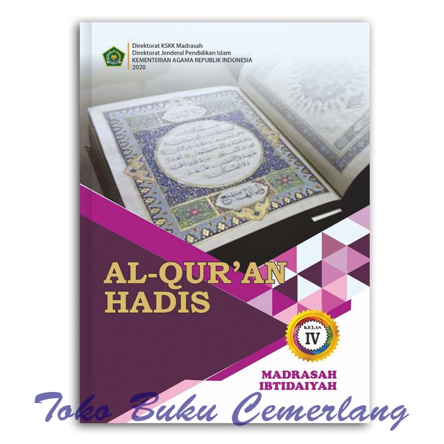 Jual Buku Siswa Al Quran Hadis Kelas 4 MI KEMENAG Shopee Indonesia