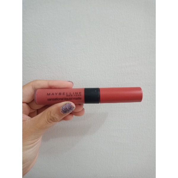 Jual Maybelline Sensational Liquid Matte Nude Edition Shopee Indonesia