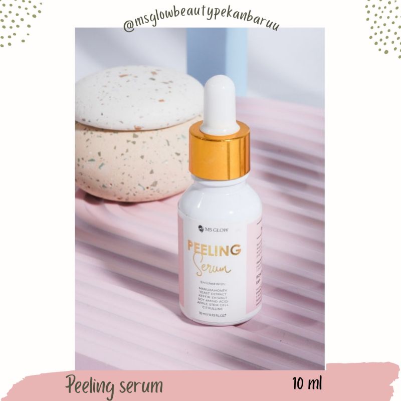 Jual Peeling Serum Ms Glow Serum Ekspoliasi Shopee Indonesia