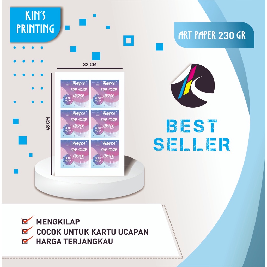 Jual Print Cetak Art Paper 230 Gsm A3 Shopee Indonesia