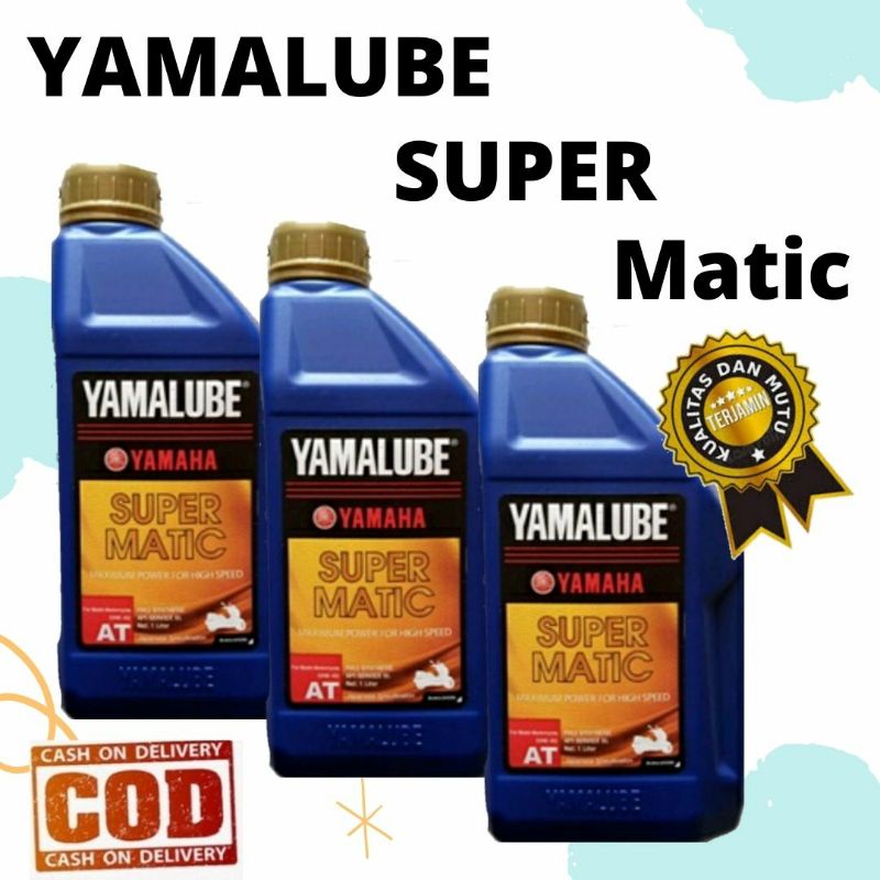 Jual OLI MOTOR YAMAHA YAMALUBE SUPER MATIC 1 LITER ORIGINAL Indonesia