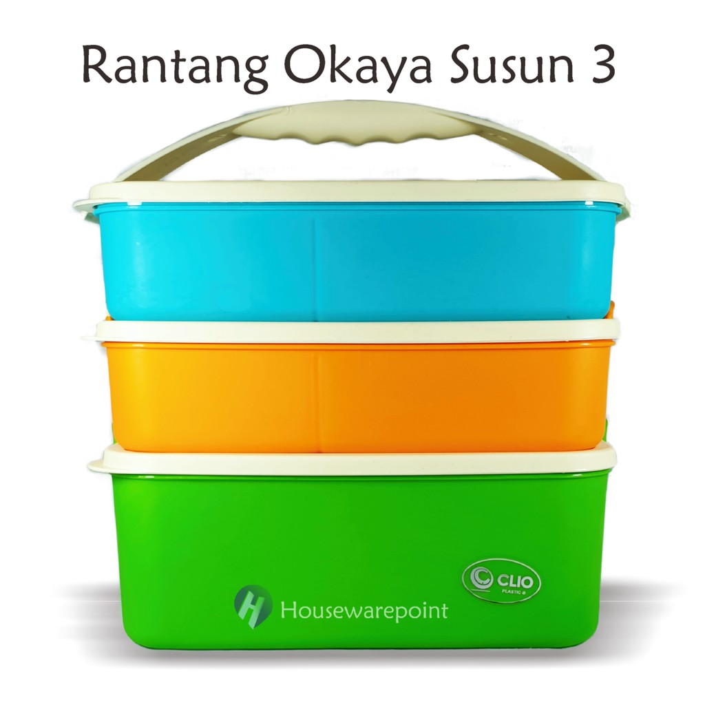 Jual Rantang Plastik Susun Lunch Box Plastik Rantang Murah Kotak