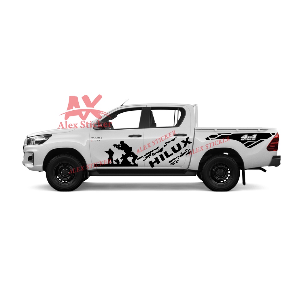 Jual STIKER STICKER MOBIL TOYOTA HILUX TRITON RANGGER NAVARA Shopee