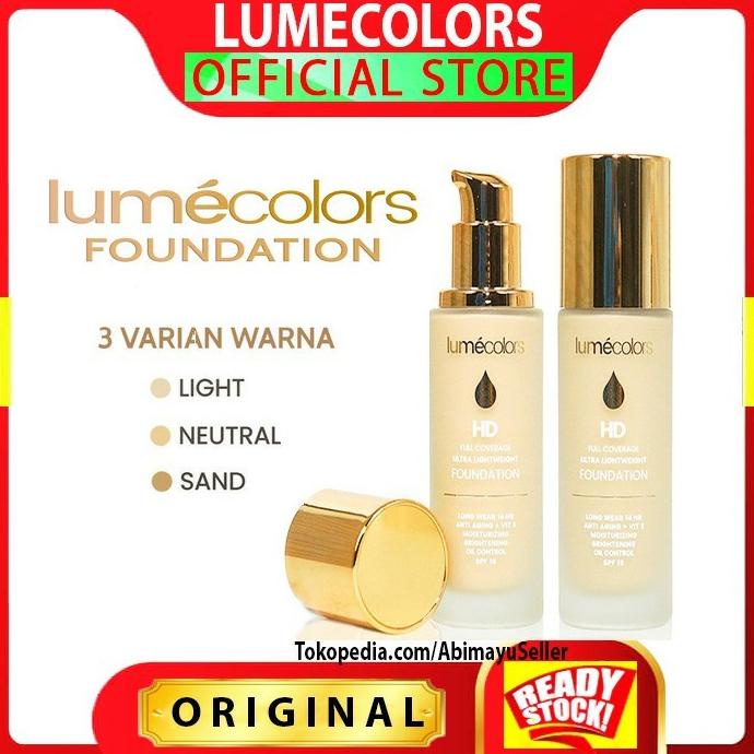 Jual Lumecolors Foundation Original Official Hd Full Coverage Ultra