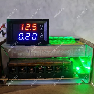 Jual DIGITAL VOLT AMPERE METER ALAT UKUR TEGANGAN ARUS DC AKI DLL