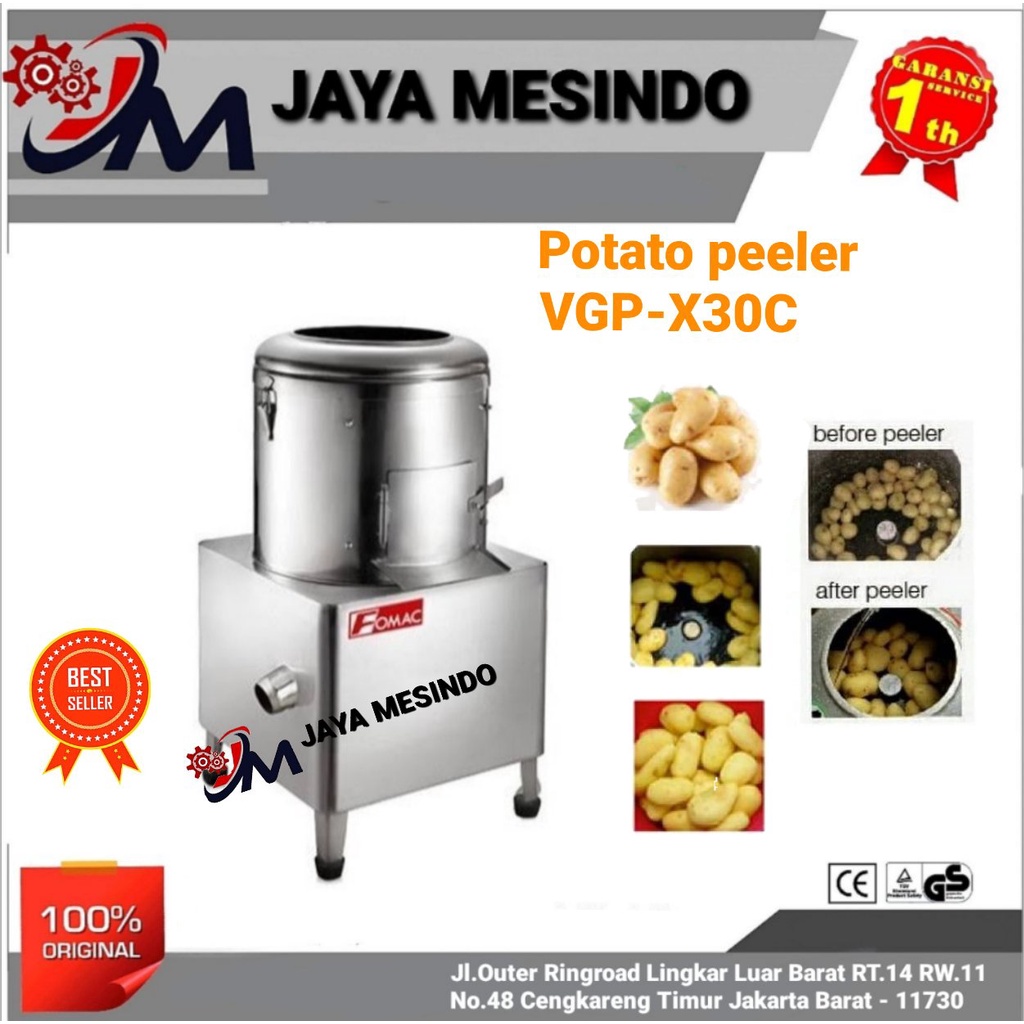 Jual Mesin Pengupas Kulit Kentang Vgp X C Fomac Shopee Indonesia