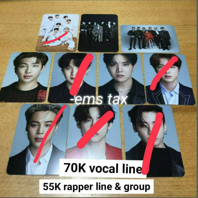 Jual Batch Mercari Photocard Pc Member Group Dicon Rm Jin Suga