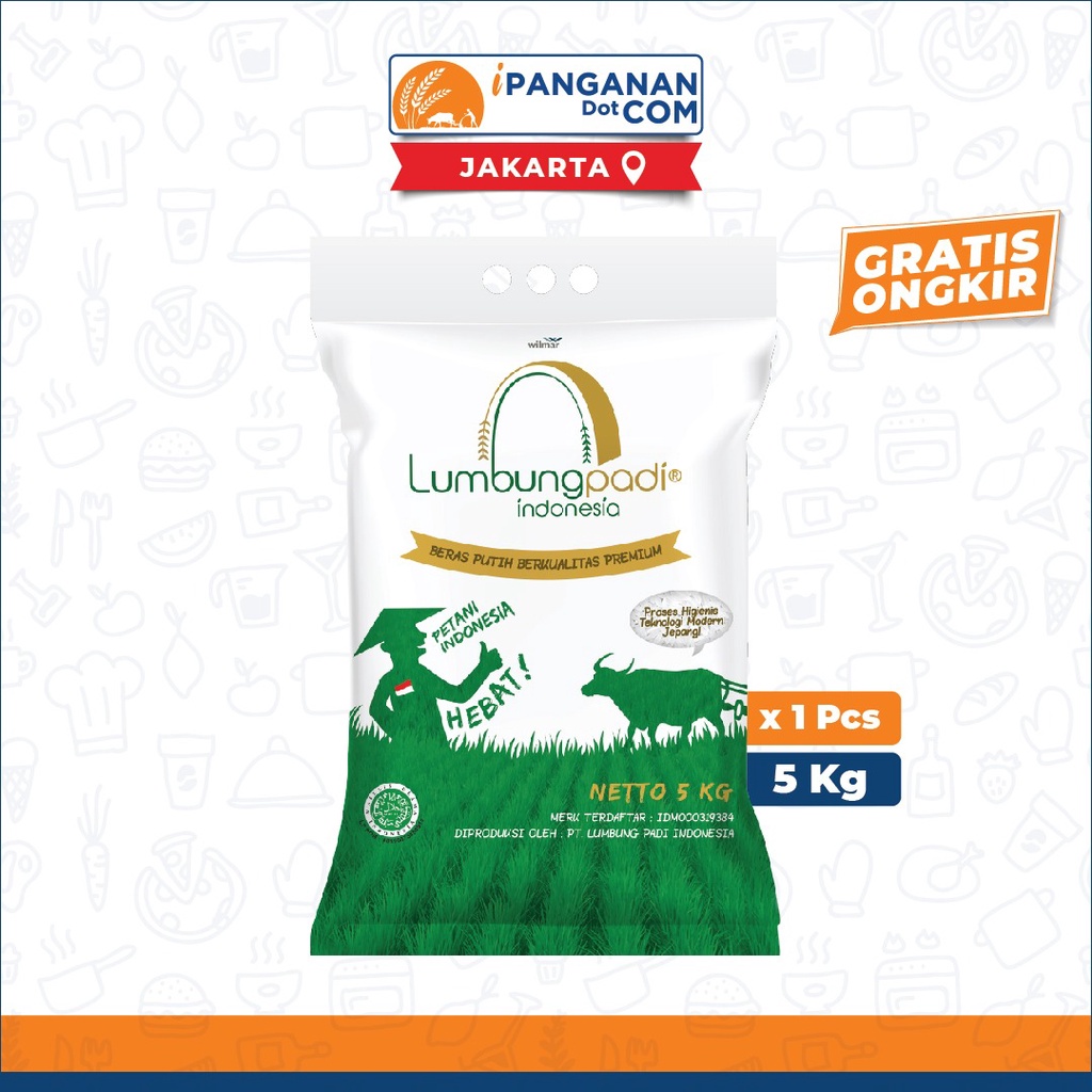 Jual Beras Lumbung Padi Indonesia Kg Gratis Ongkir Jkt Shopee