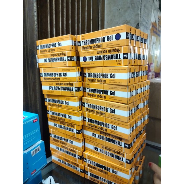 Jual Thrombophob Gel Menghilangkan Pembekuan Darah Dan Memar 20 Gr