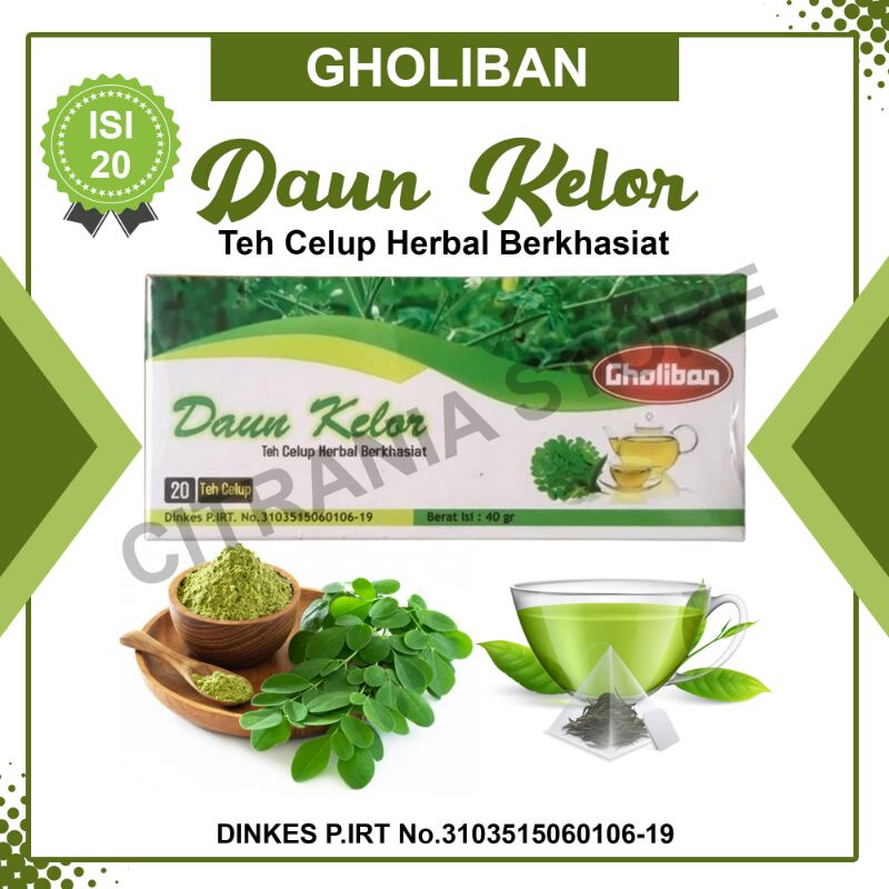 Jual TEH CELUP DAUN KELOR GHOLIBAN Indonesia Shopee Indonesia