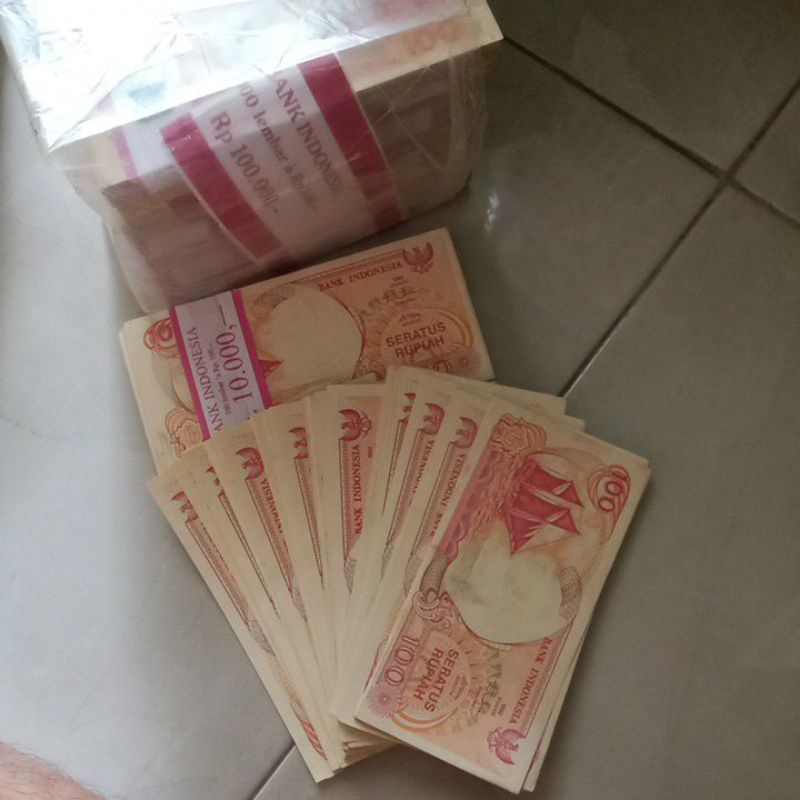 Jual Eceran 100 Rupiah Phinisi Thn 1992 Bukan Prahu Layar 1991 Shopee