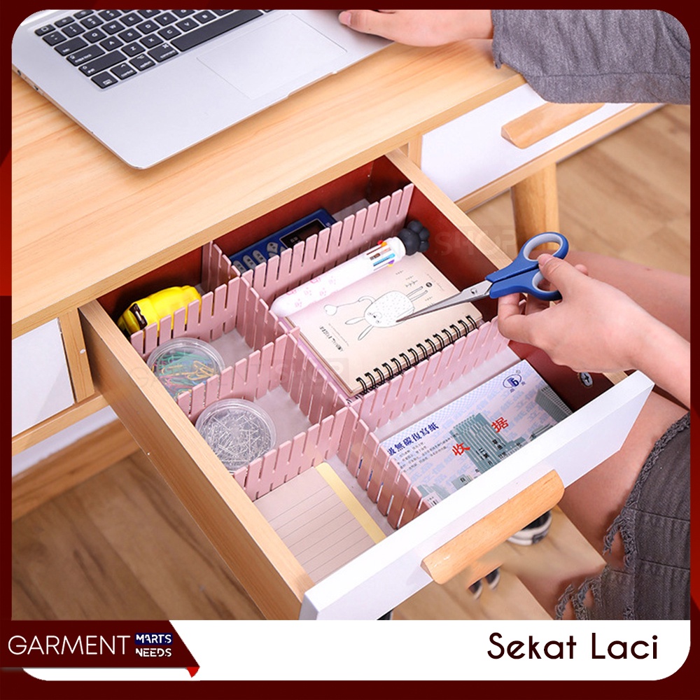 Jual SELACUS Sekat Papan Laci Lemari Pemisah Pembatas Partisi Drawer