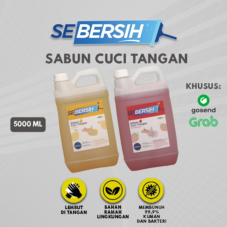 Jual Hand Soap 5 Liter Anti Bakteri Sabun Cuci Tangan Refill Hand Wash