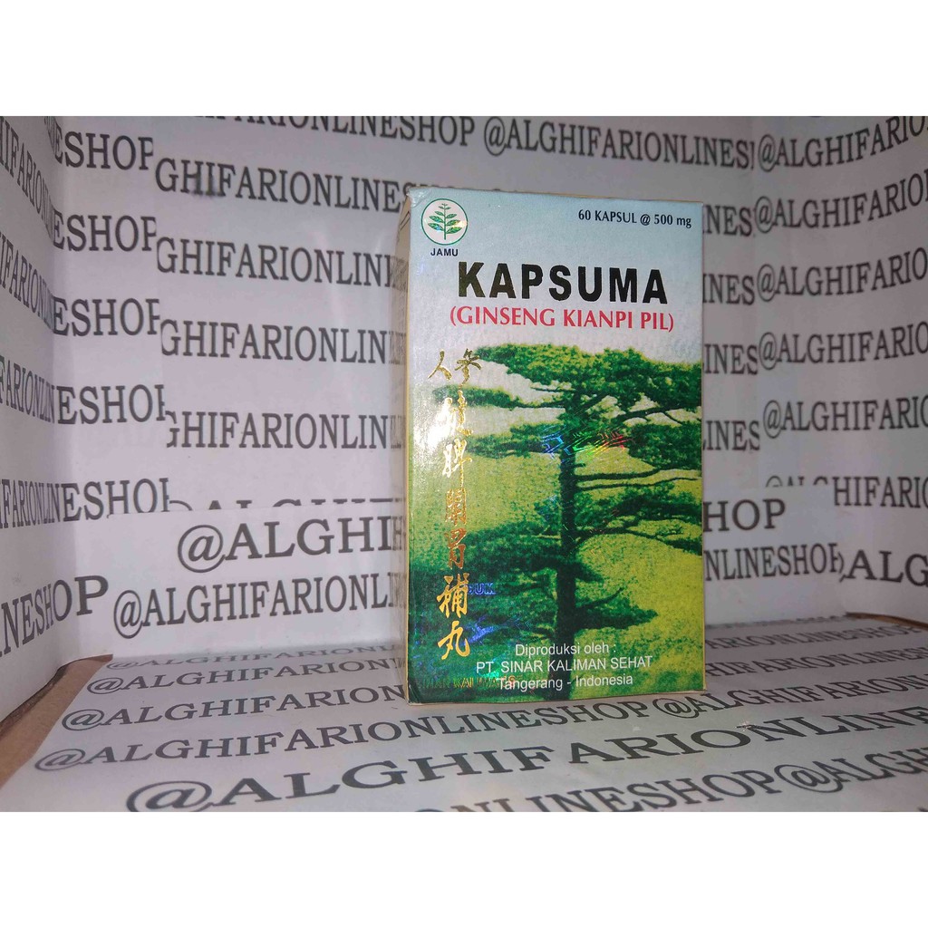 Jual Kapsuma Ginseng Kian Pi Pil Isi Kapsul Dijamin Original