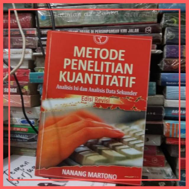 Jual Buku Metode Penelitian Kuantitatif Nanang Martono Shopee Indonesia