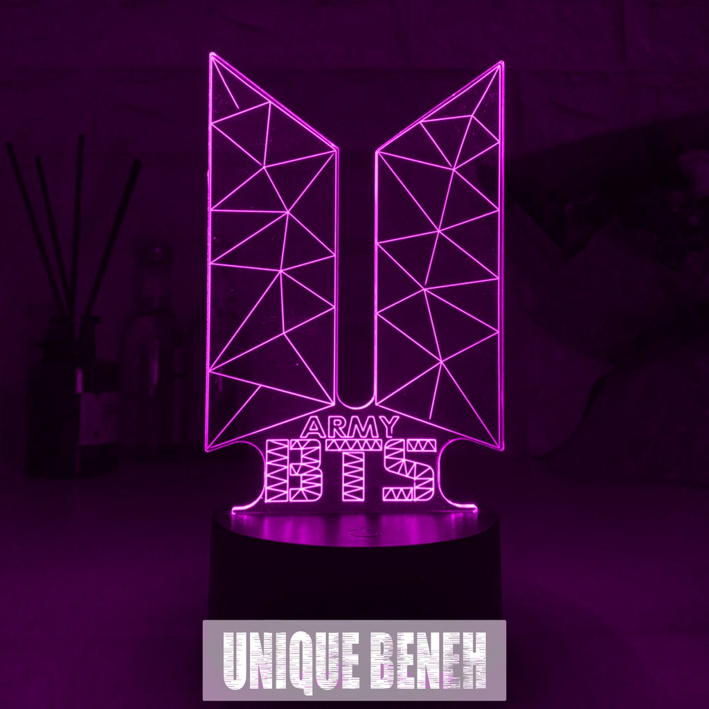 Jual Army Bts Lampu Led Purinsu Anime Light Mood Hias Kamar Figure Rgb