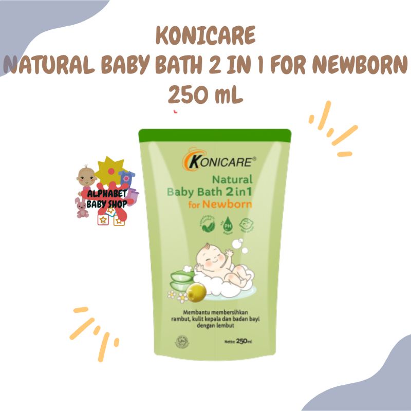 Jual KONICARE NATURAL BABY BATH 2 IN 1 FOR NEWBORN 250 ML Shopee