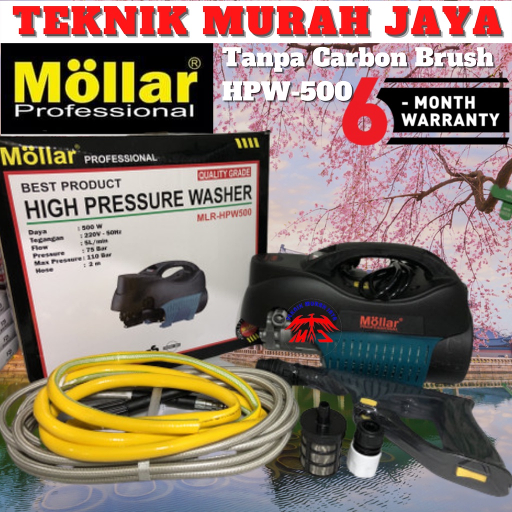 Jual MOLLAR HPW500 Mesin Steam Cuci Mobil Jet Cleaner High Pressure