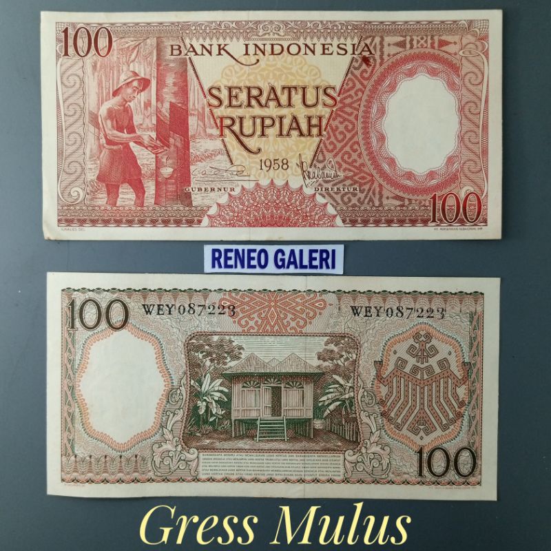 Jual Gress Mulus Rp Rupiah Tahun Seri Pekerja Tangan Uang