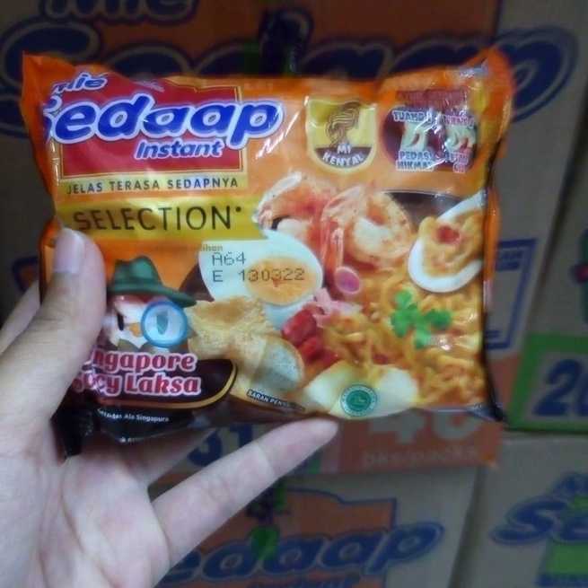 Jual Mie Sedaap Sedap Selection Singapore Spicy Laksa Gr Shopee