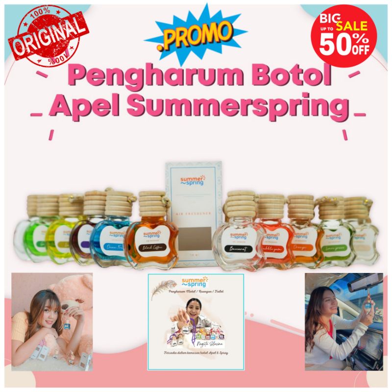 Jual Summer Spring Botol Apel Pengharum Ruangan Mobil Toilet Ruang Tamu