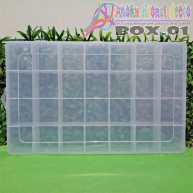 Jual Box Box Kotak Manik Manik Asesoris Besar Sekat