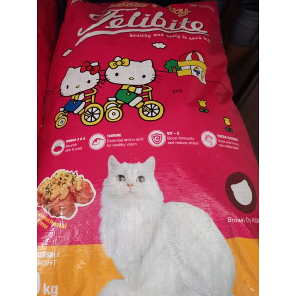 Jual Felibite Cat Salmon Mentai 20kg Kemasan Repack 500gr Isi 40