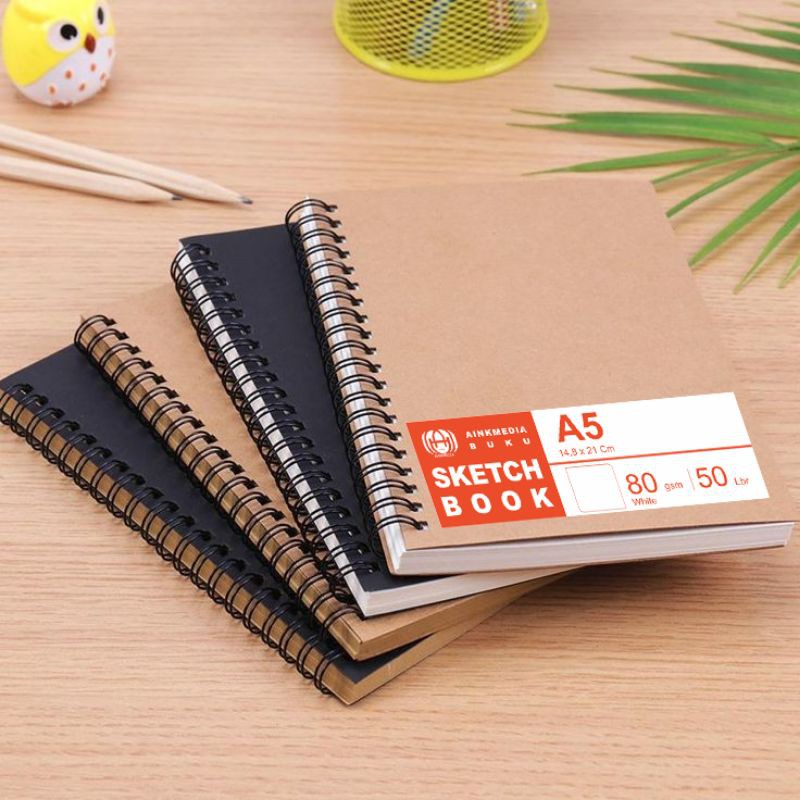 Buku Sketsa Putih Sketch Book A5 Polos Shopee Indonesia