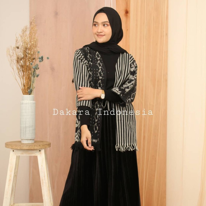 Jual MUSLIM VEST ALENA OUTER DAKARA INDONESIA TENUN IKAT ETNIK VEST