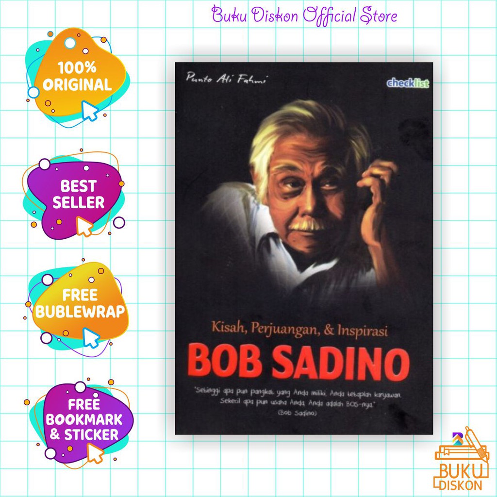 Jual BUKU BOB SADINO Kisah Perjuangan Inspirasi BUKUDISKON