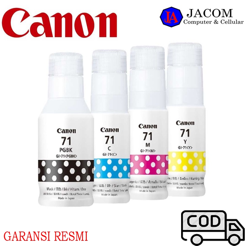 Jual TINTA CANON 71 ORIGINAL RESMI Shopee Indonesia